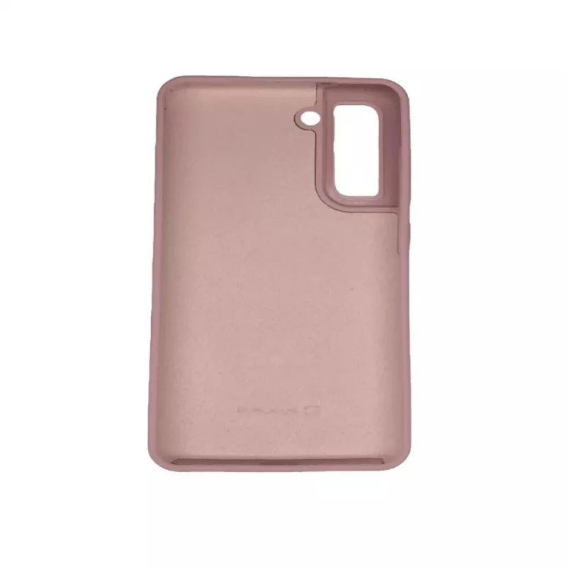 Evelatus Samsung Galaxy S21 FE Premium Soft Touch Silicone Case Pink Sand