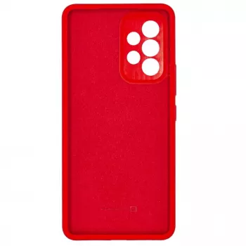 Evelatus Samsung Galaxy A73 5G Premium Soft Touch Silicone Case Chinese Red