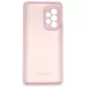Evelatus Samsung Galaxy A73 5G Premium Soft Touch Silicone Case Pink Sand