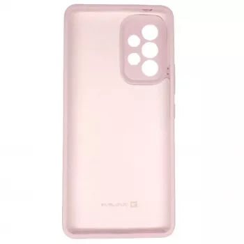 Evelatus Samsung Galaxy A73 5G Premium Soft Touch Silicone Case Pink Sand