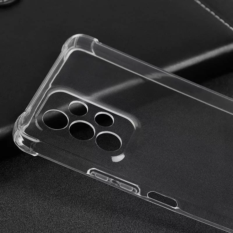 Evelatus Samsung Galaxy A13 4G LTE karinis smūgiams atsparus silikoninis dėklas TPU permatomas
