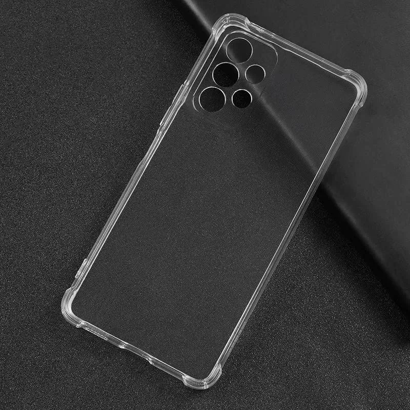 Evelatus Samsung Galaxy A13 4G LTE karinis smūgiams atsparus silikoninis dėklas TPU permatomas