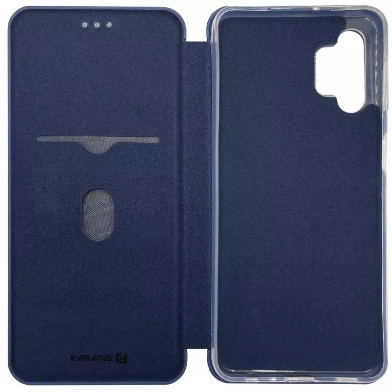 Evelatus Samsung Galaxy A32 5G Book Case tamsiai mėlyna