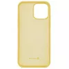 Evelatus Apple iPhone 12 Pro Max Premium Soft Touch Silicone Case Yellow