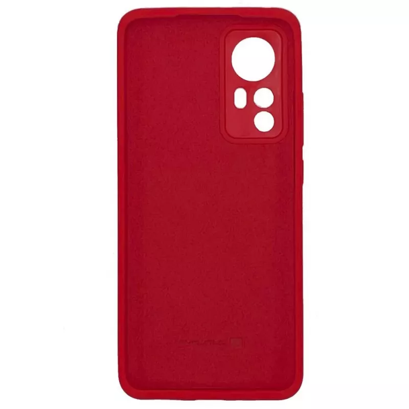 Evelatus Xiaomi 12/12X Premium Soft Touch Silicone Case Red