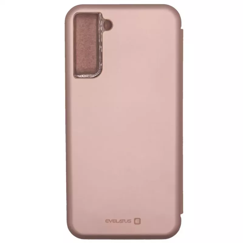 Evelatus Samsung Galaxy S21 FE Book Case Rose Gold