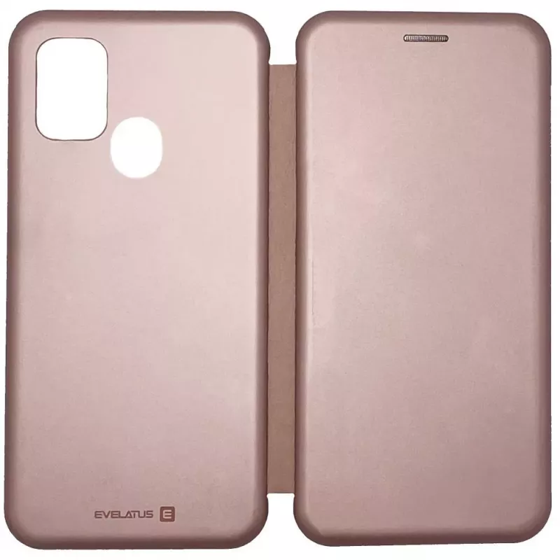 Evelatus Samsung Galaxy A21s Book Case Rose Gold