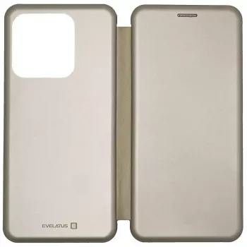 Evelatus Book Case, skirtas Xiaomi Redmi 9C / 10A 4G - Auksinė