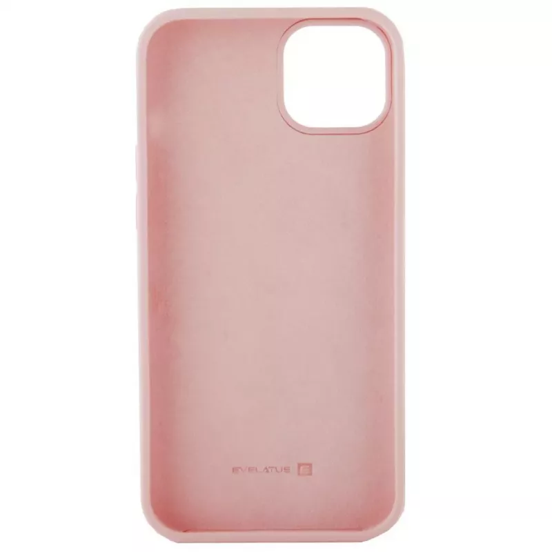 Evelatus Apple iPhone 14 6.1 Premium Soft Touch Silicone Case Light Pink