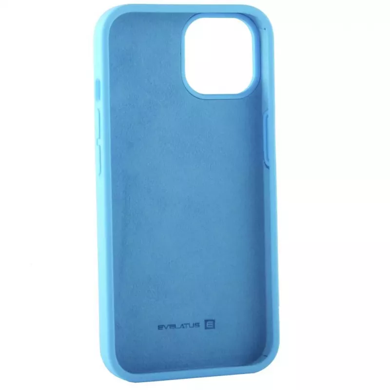 Evelatus Apple iPhone 14 Plus 6.7 Premium Soft Touch Silicone Case Sky Blue