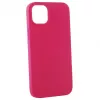 Evelatus Apple iPhone 14 Plus 6.7 Premium Soft Touch Silicone Case Rosy Red