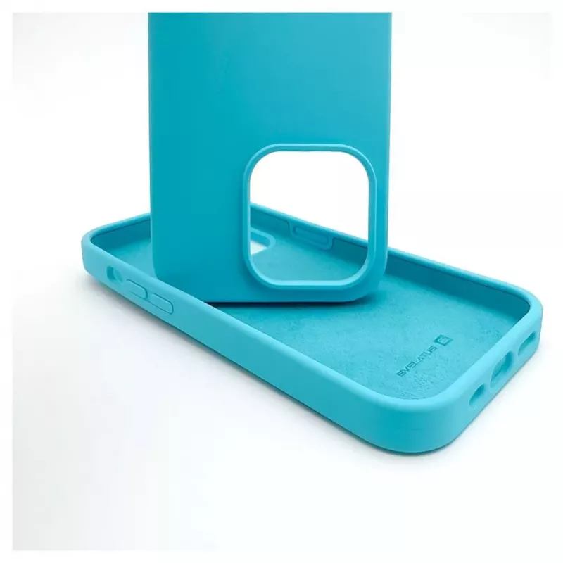 Evelatus Apple iPhone 14 Pro 6.1 Premium Soft Touch Silicone Case Sky Blue