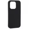 EVELATUS Premium Soft Touch Silicone Case, skirta Apple iPhone 14 Pro Max 6.7 - juoda