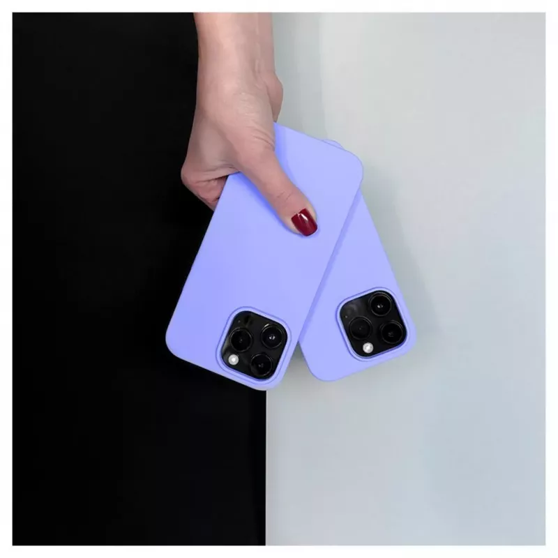 EVELATUS Apple iPhone 14 Pro Max 6.7 Premium Soft Touch Silicone Case Light Purple