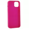 Evelatus Apple iPhone 14 Pro Max 6.7 Premium Soft Touch Silicone Case Rosy Red