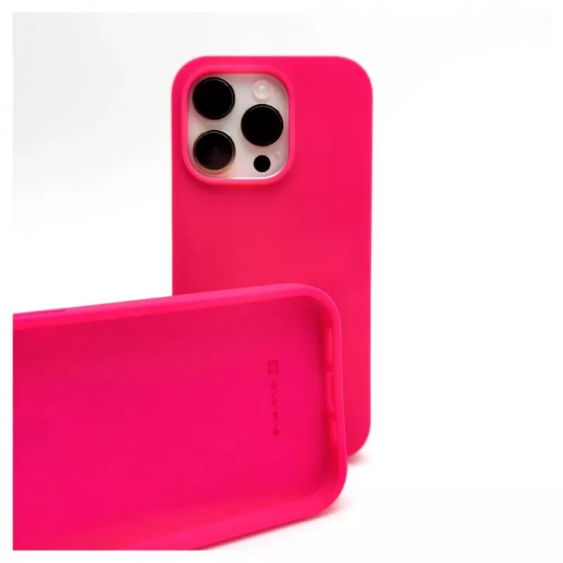 Evelatus Apple iPhone 14 Pro Max 6.7 Premium Soft Touch Silicone Case Rosy Red