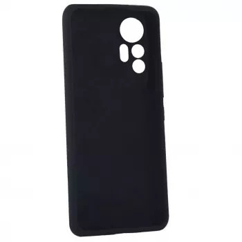 Evelatus Xiaomi 12 Lite Premium Soft Touch Silicone Case Black