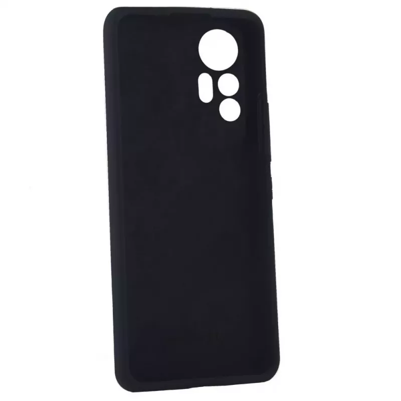 Evelatus Xiaomi 12 Lite Premium Soft Touch Silicone Case Black