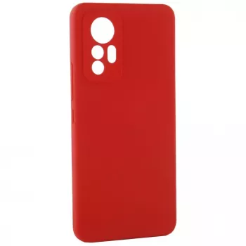 Evelatus Xiaomi 12 Lite Premium Soft Touch Silicone Case Red