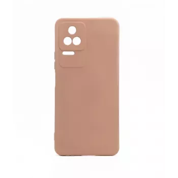 Evelatus Xiaomi POCO F4 Nano Silicone Case Soft Touch TPU Beige