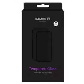 Evelatus Apple iPhone 14/13/13 Pro/16e/SE4 6.1 inch 2.5D Full Cover Japan Glue Glass Anti-Static Screen Protector
