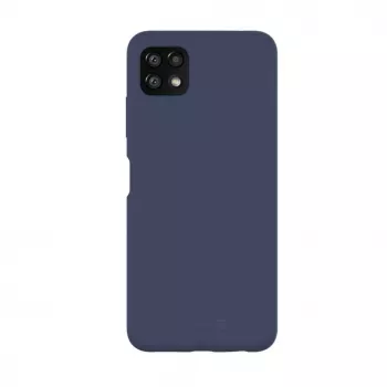 Evelatus Samsung Galaxy A22 5G Premium Soft Touch Silicone Case Midnight Blue