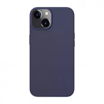 Evelatus Apple iPhone 14 Genuine Leather Case with MagSafe Blue