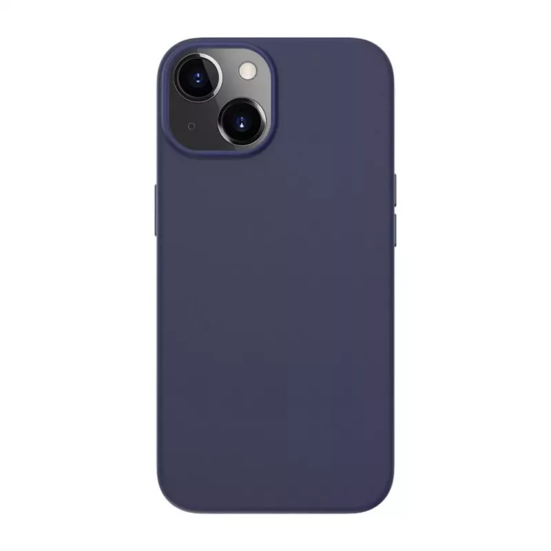 Evelatus Apple iPhone 14 Genuine Leather Case with MagSafe Blue