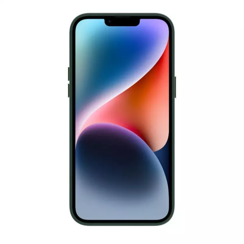 Evelatus Apple iPhone 14 odinis dėklas su MagSafe tamsiai žalias