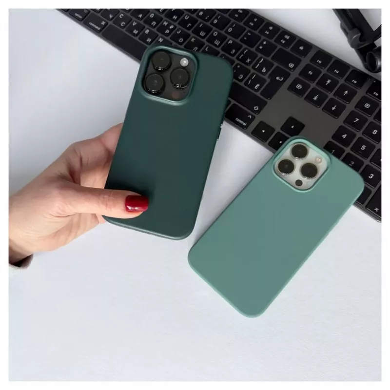 Evelatus Apple iPhone 14 Pro odinis dėklas su MagSafe, tamsiai žalias