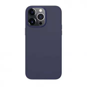 Evelatus Apple iPhone 14 Pro Max Genuine Leather Case with MagSafe Blue
