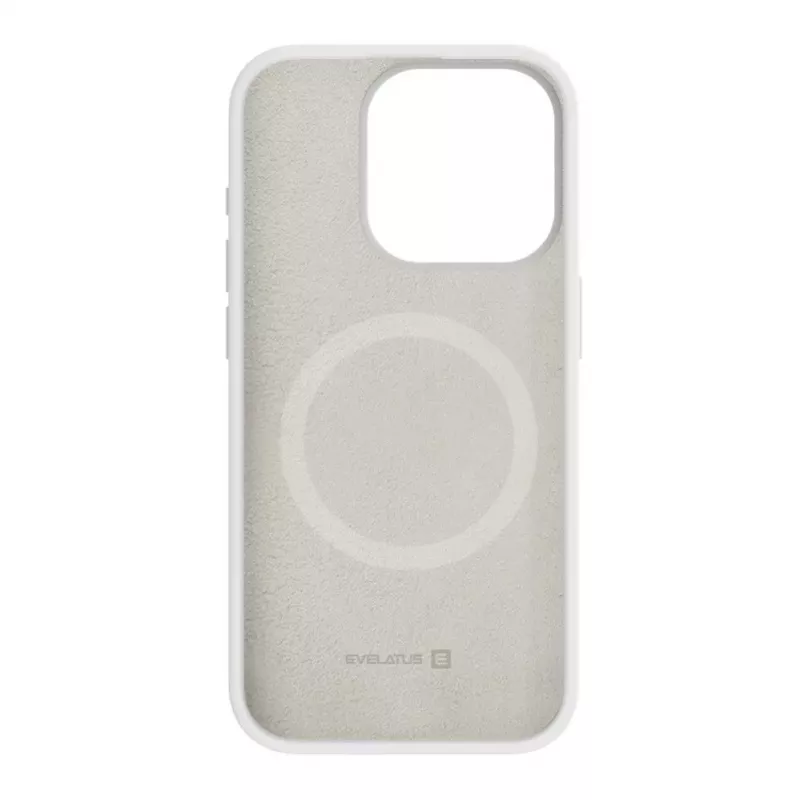 Evelatus Apple iPhone 14 Pro Max Premium Magsafe Soft Touch Silicone Case White
