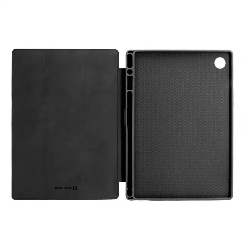 Evelatus Galaxy Tab A8 10.5 (2021) Smart Cover su mikropluošto vidumi, juoda