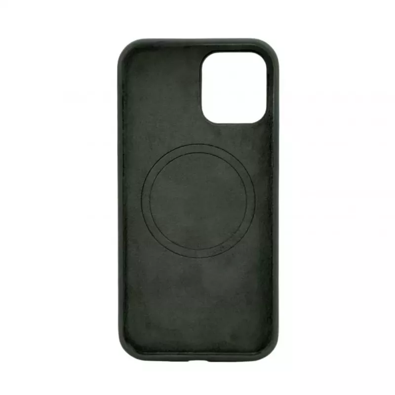 Evelatus Apple iPhone 12 Pro Premium Magsafe Soft Touch Silicone Case Dark Green