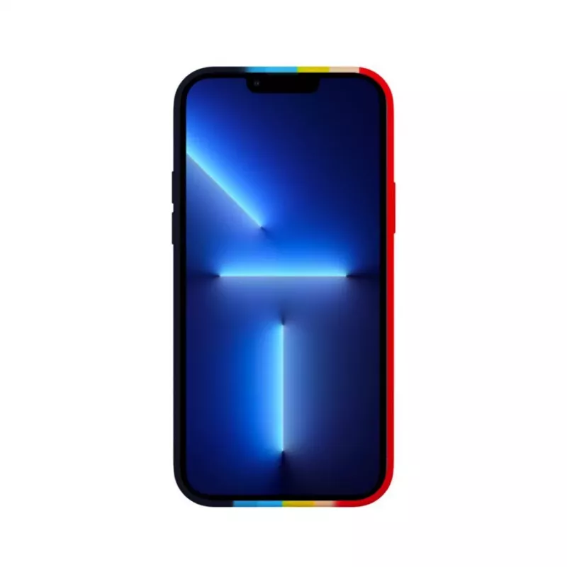 Evelatus Apple iPhone 13 Pro Max Silikoninis Dėklas Įvairiaspalvis Vaivorykštinis