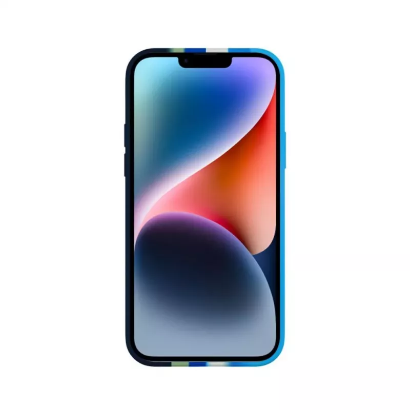 Evelatus Apple iPhone 14 įvairiaspalvis silikoninis dėklas mėlynas