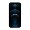 iLike Apple iPhone 12 / 12 Pro Silicone Plastic Case Eco Print Design Black