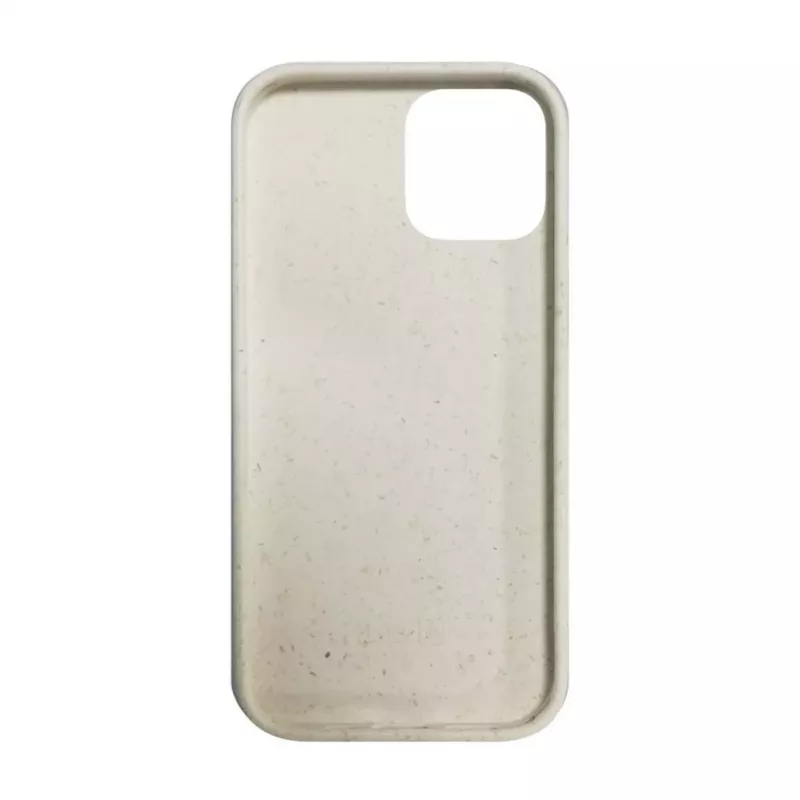 iLike Apple iPhone 12 Pro Max Silicone Case Eco Print Design White