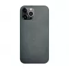 iLike Apple iPhone 12 Pro Max Silikoninis plastikinis dėklas Eco Print dizainas Juodas