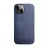 iLike Apple iPhone 13 Silikoninis plastikinis dėklas Eco Print dizainas mėlynas