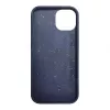 iLike Apple iPhone 13 Silikoninis plastikinis dėklas Eco Print dizainas mėlynas
