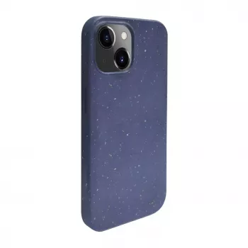 iLike Apple iPhone 13 Silikoninis plastikinis dėklas Eco Print dizainas mėlynas