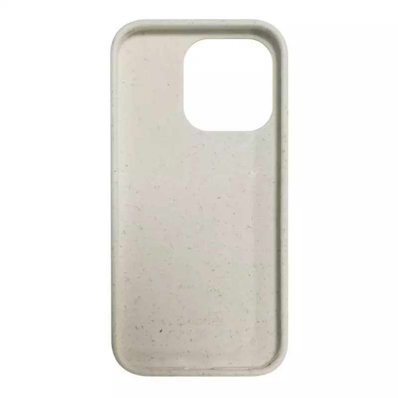 iLike Apple iPhone 13 Pro Silicone Plastic Case Eco Print Design White