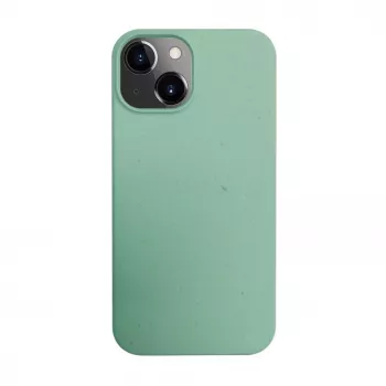 iLike Apple iPhone 14 Silikoninis plastikinis dėklas Eco Print dizainas Flower Green