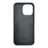 iLike Apple iPhone 14 Pro Max Silicone Plastic Case Eco Print Design Black