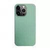 iLike Apple iPhone 14 Pro Max Silikoninis Plastikinis Dėklas Eco Print Dizainas Gėlės Žalia