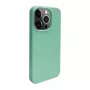 iLike Apple iPhone 14 Pro Max Silikoninis Plastikinis Dėklas Eco Print Dizainas Gėlės Žalia