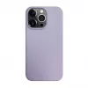 iLike Apple iPhone 14 Pro Max Silikoninis Plastikinis Dėklas Eco Print Dizainas Gėlė Violetinė
