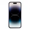 iLike Apple iPhone 14 Pro Max Silikoninis Plastikinis Dėklas Eco Print Dizainas Gėlė Violetinė