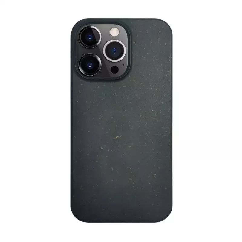 ILIKE Apple iPhone 14 Pro Silicone Plastic Case Eco Print Design Black